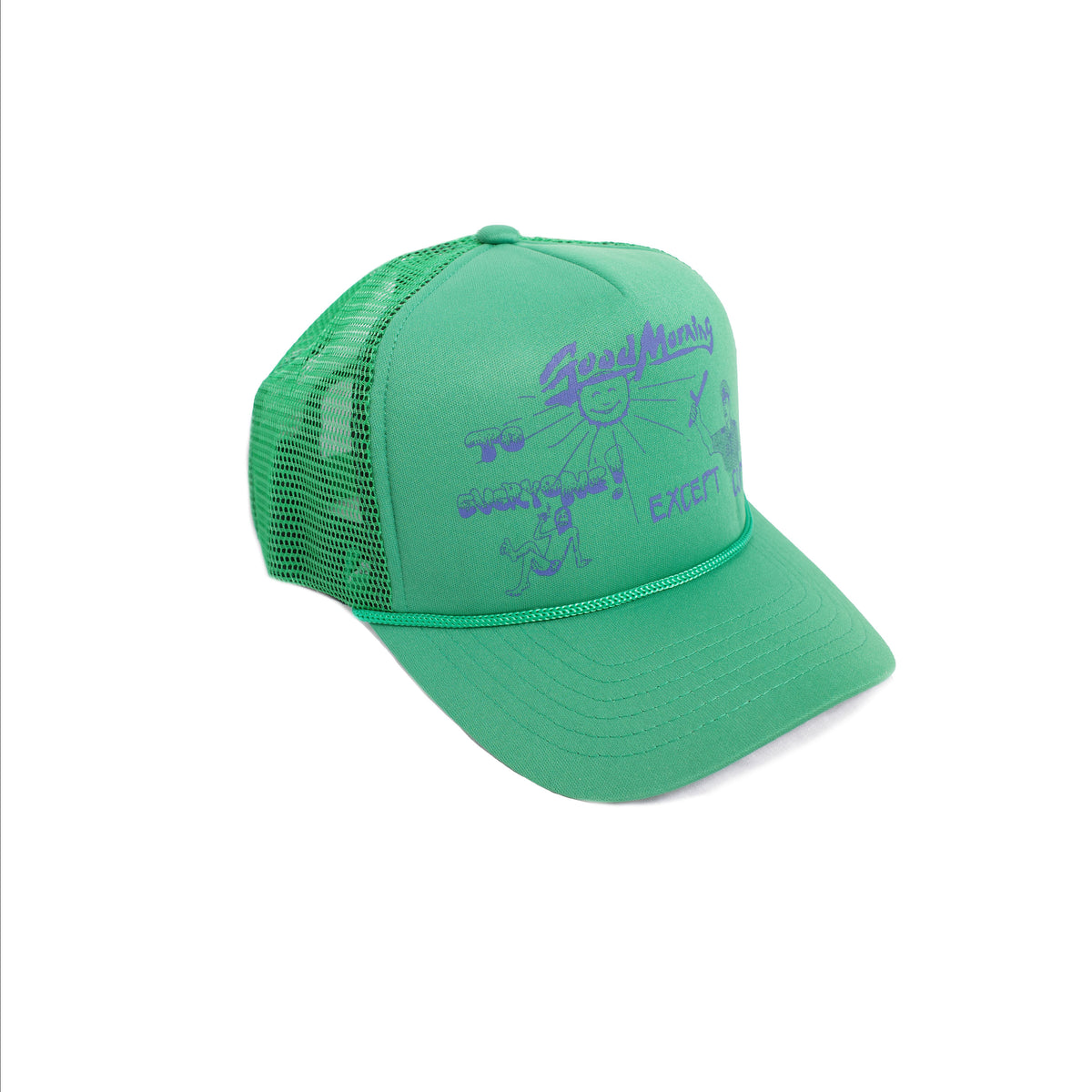 Jungles Jungles Good Morning Except Cops Trucker Cap "Green"