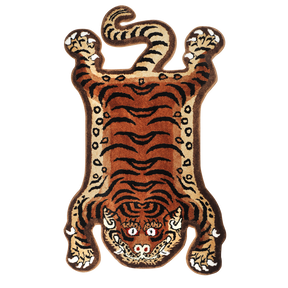 Mascot Tiger Brown Rug