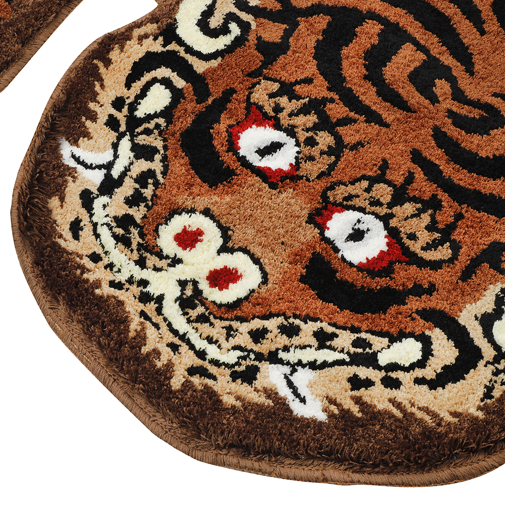 Mascot Tiger Brown Rug