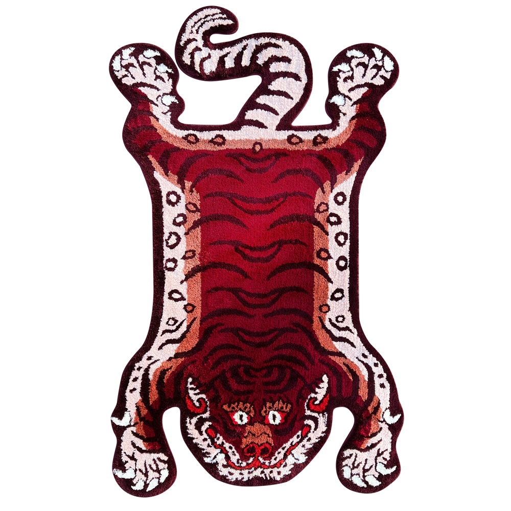 Mascot Tiger Cherry Rug