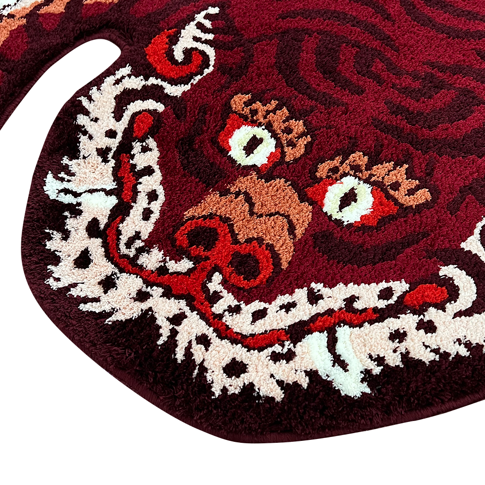 Mascot Tiger Cherry Rug