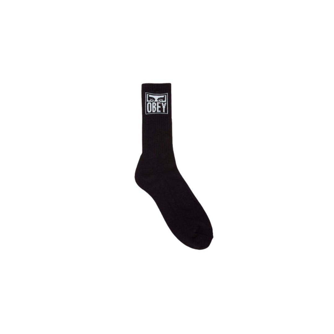 OBEY Eyes Icon Socks "Black"