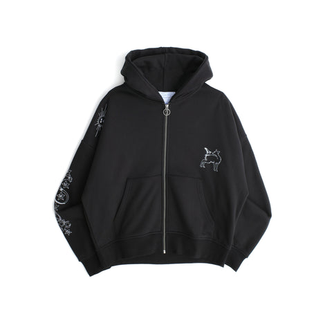 Jungles Jungles Life Is Magic Zip Hoodie "Black"