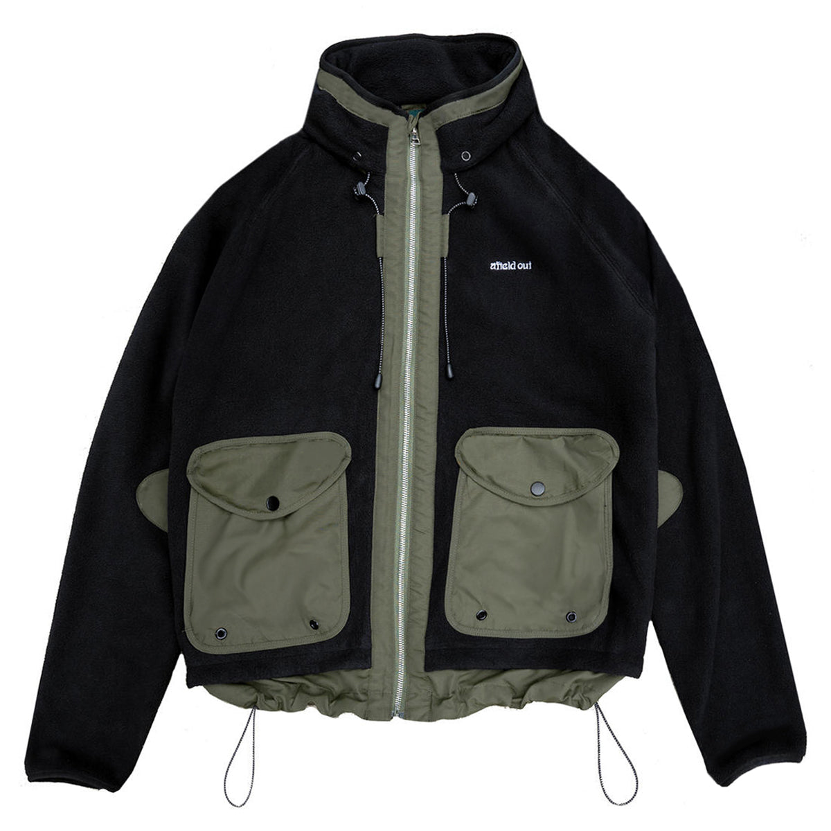 Afield Out Crest Fleece Jacket "Black"