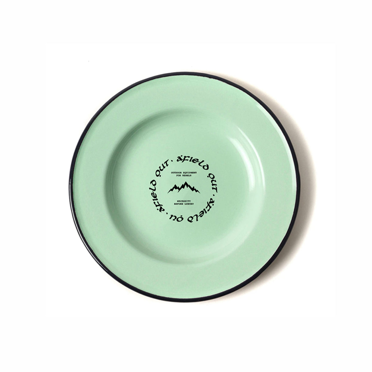 Afield Out Canyon Enamel Plate "Mint"