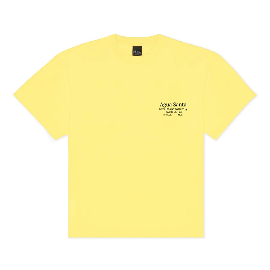 Pas De Mer Agua Santa Tee "Light Yellow"