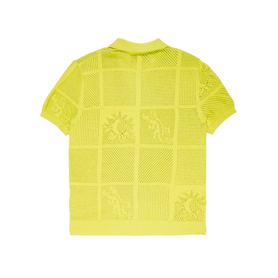 Pas De Mer Not Long Time Polo Sweater "Green"