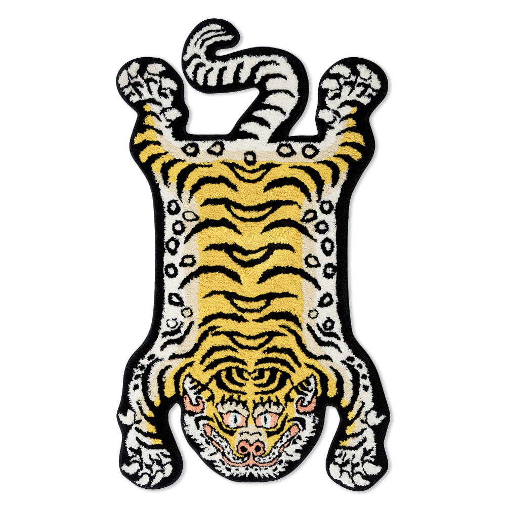 Mascot Tiger Yellow Rug