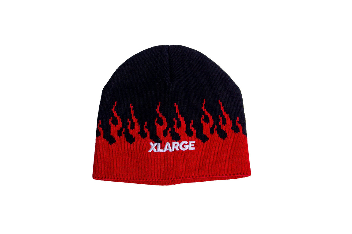 XLarge Fire Single Beanie "Red"
