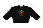 Jungles Jungles Flute Knitted Sweater "Black"