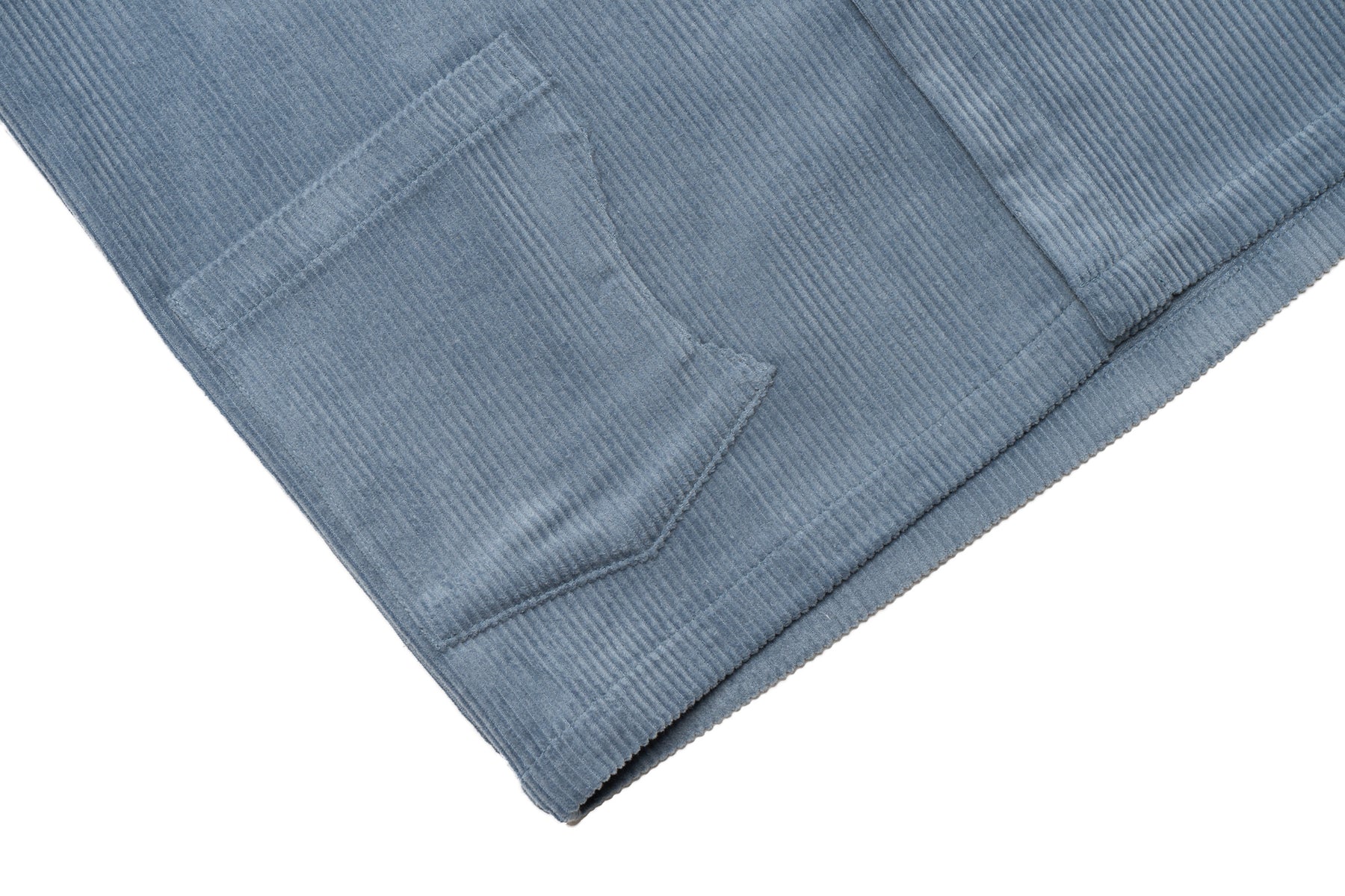 Renowned Lucid Pocket Corduroy Shirt "Washed Blue"