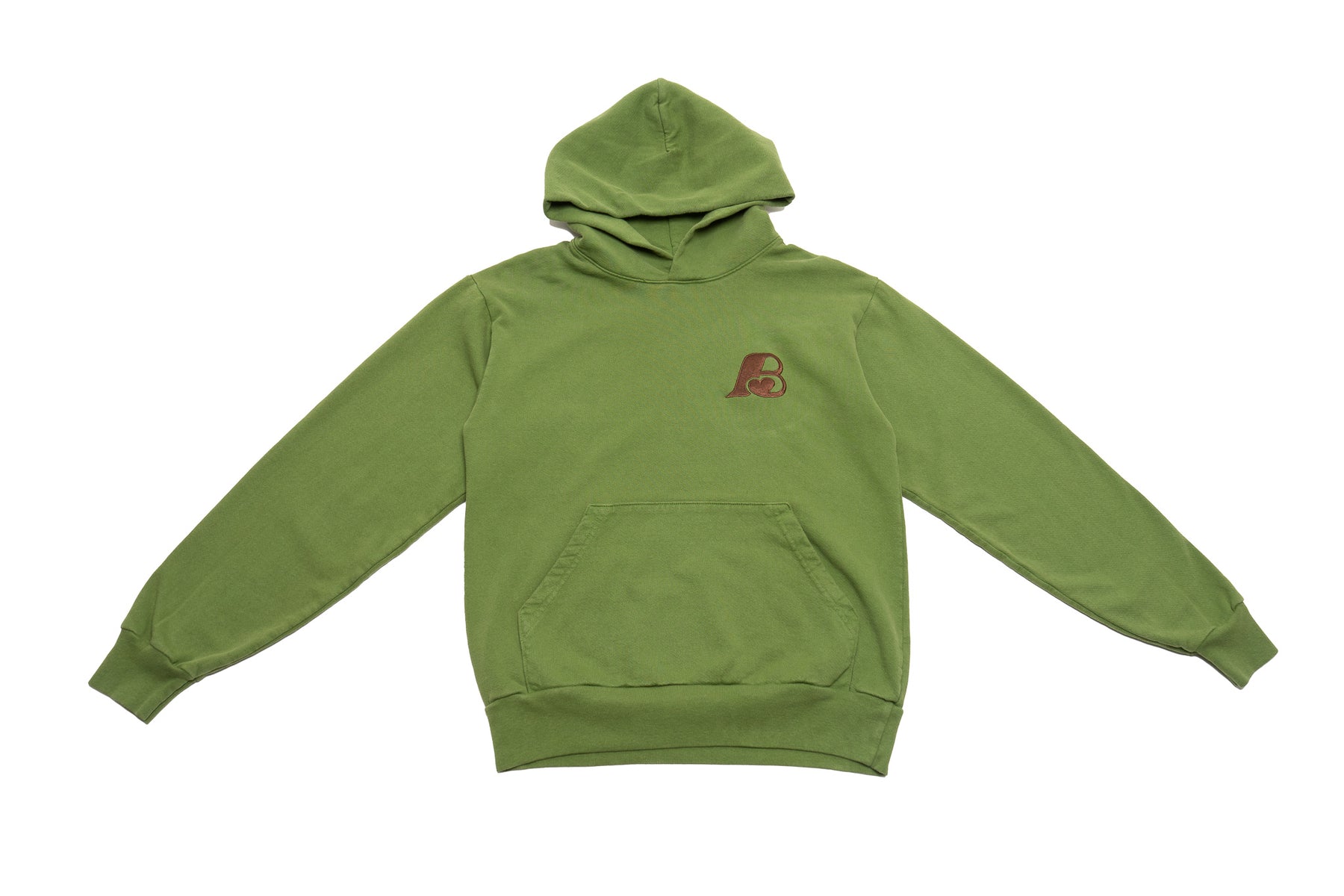 Bueno Logo Embroidery Hoodie "Pigment Green"
