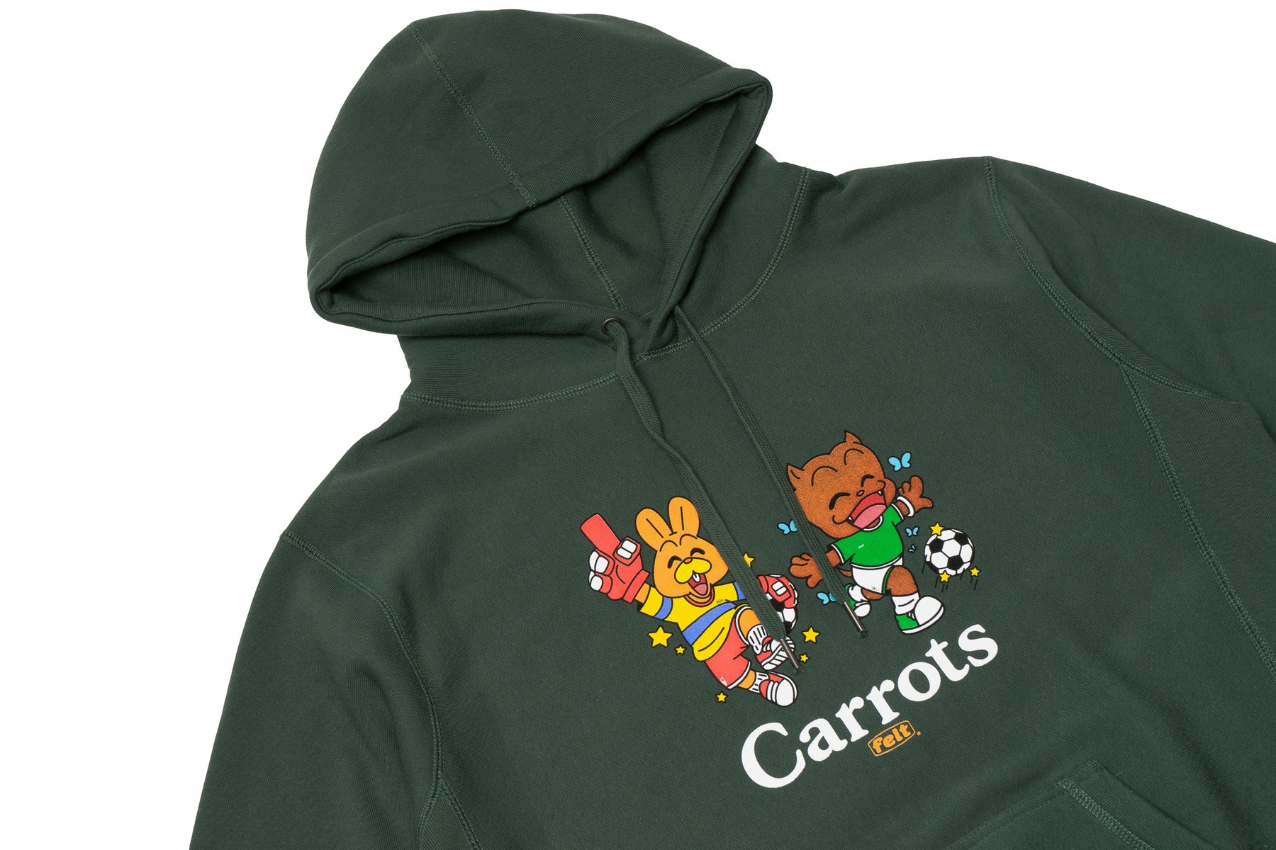 Felt x Carrots Mascot Hoodie "Green"