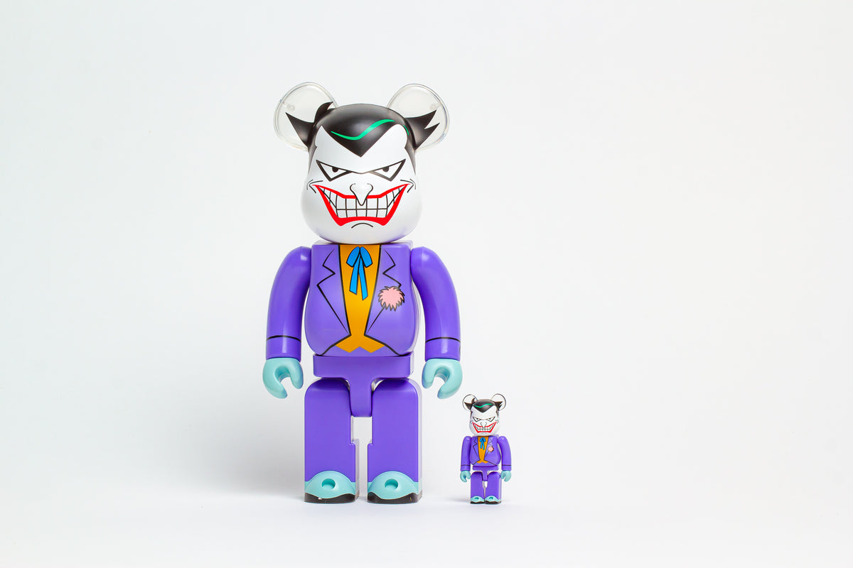 Medicom Toy Be@rbrick Joker (Animated Series) 100% & 400% Set