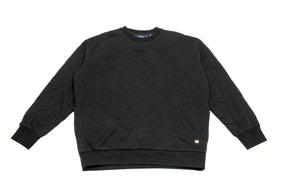 AlphaStyle Spica Padded Sweatshirt "Black"