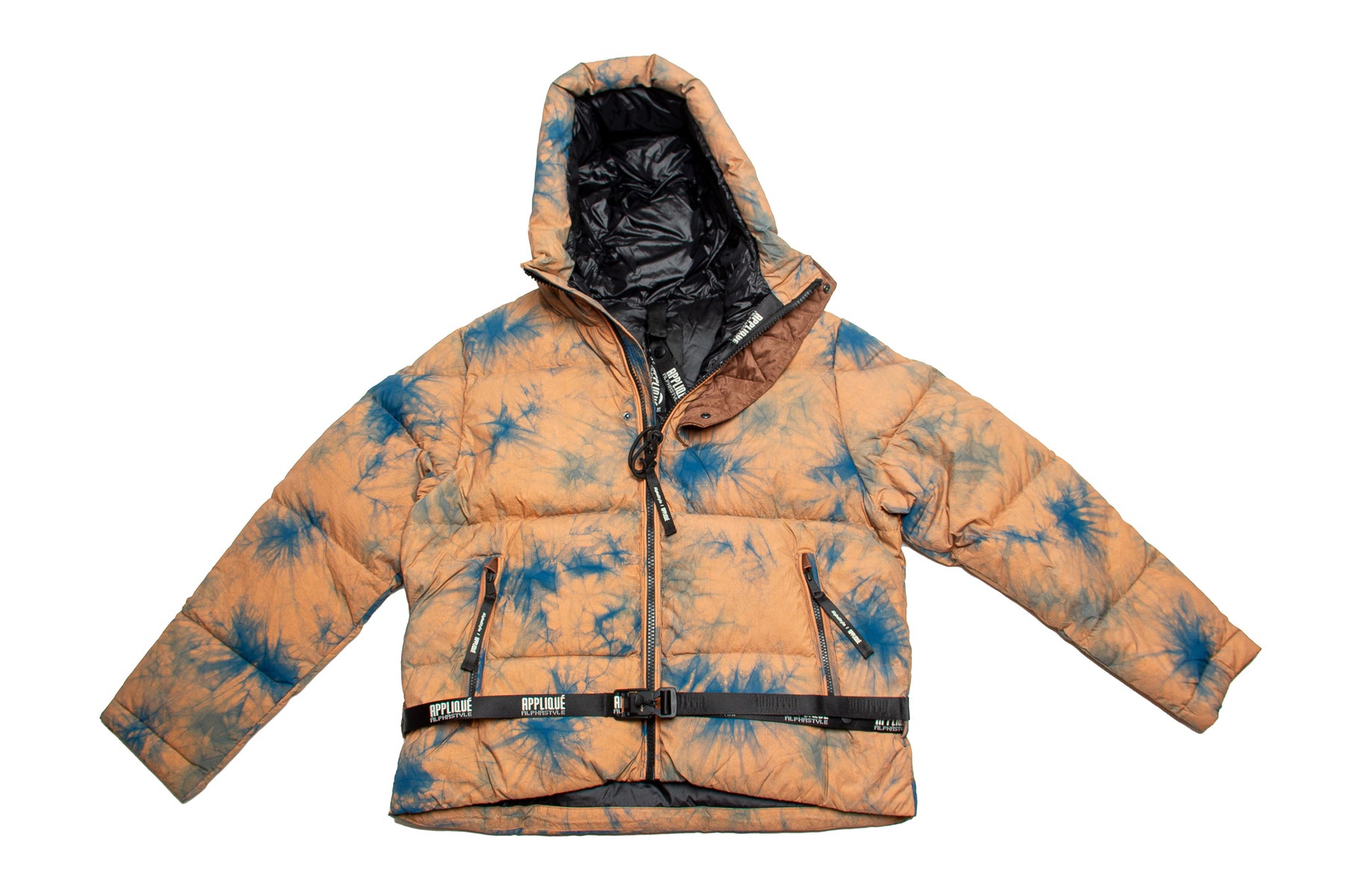 AlphaStyle Kang Hooded "Tie Dye Blue"