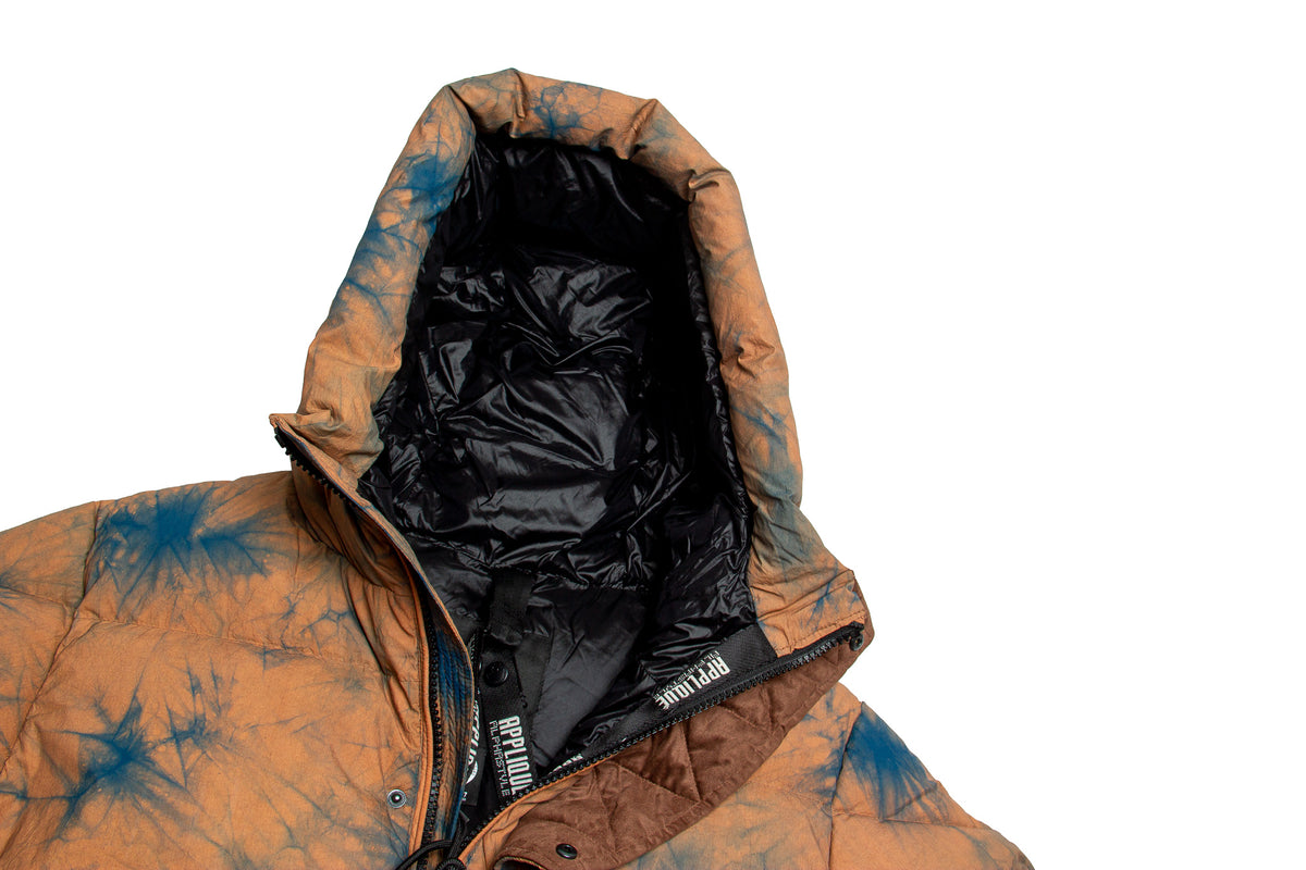 AlphaStyle Kang Hooded "Tie Dye Blue"