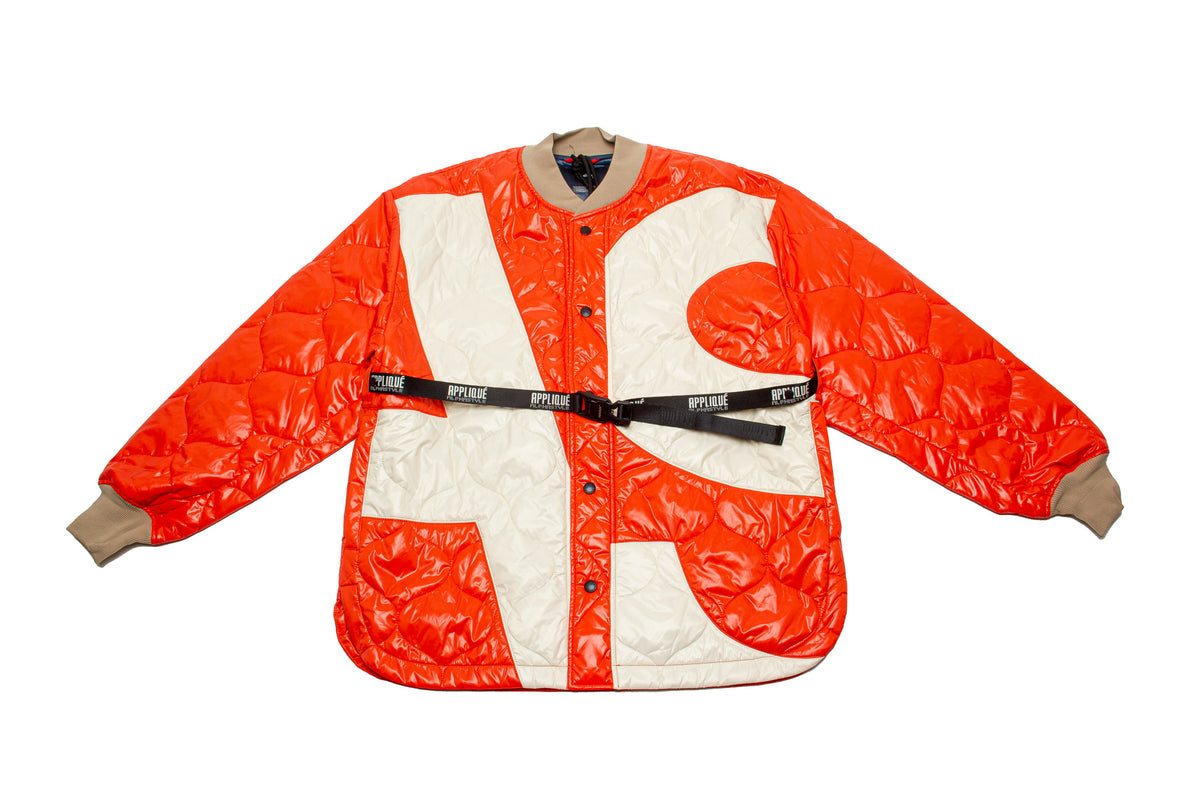 AlphaStyle Castula Quilted Jacket "Orange"