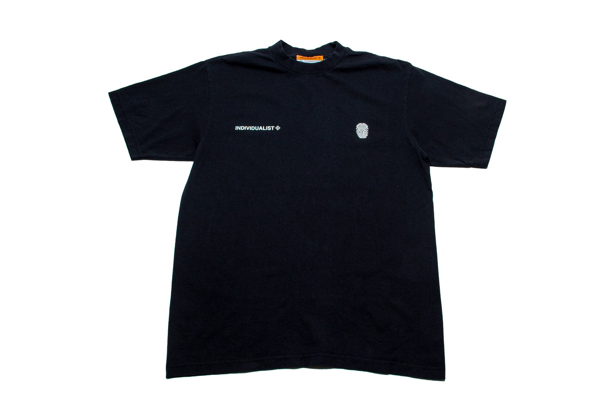 INDVLST Painted Logo Tee "Black"