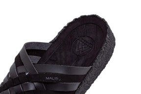 Malibu Sandals  Colony Vegan Leather "Black"