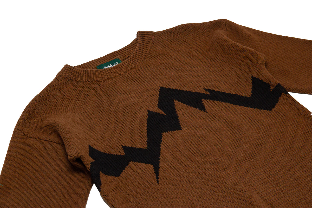 Afield Out Lowell Knit Sweater "Brown"