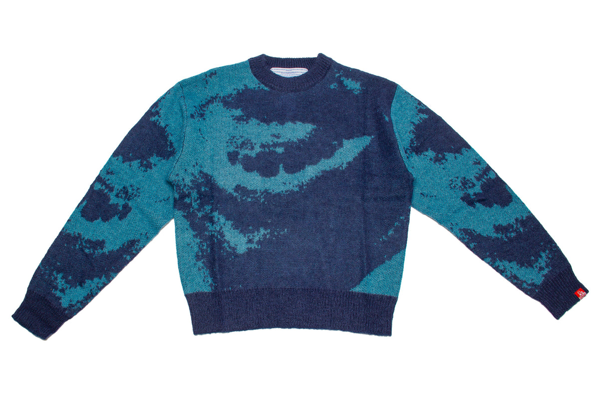 Jungles Jungles Smile Knitted Sweater "Blue"